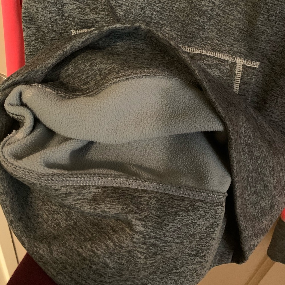 Neon and Grey Women’s Nike Pull Over Hoodie - Picture 6 of 6